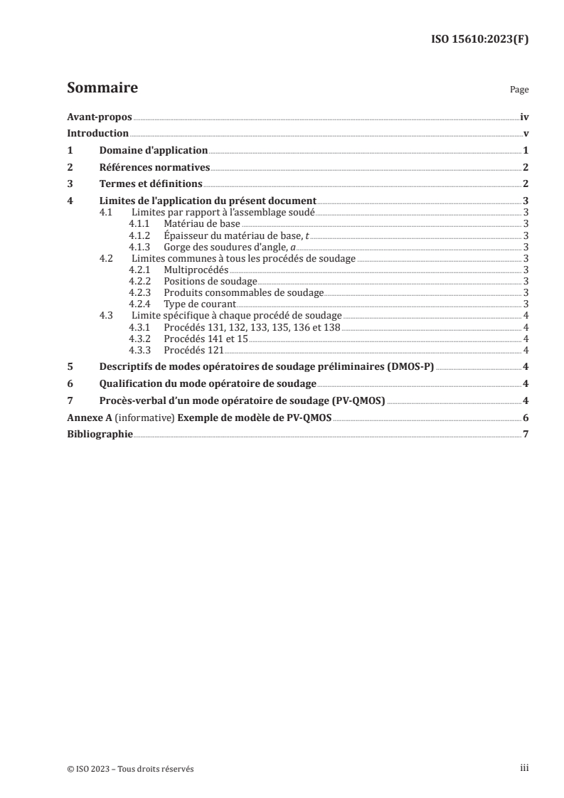 ISO 15610:2023 - Descriptif et qualification d'un mode opératoire de soudage pour les matériaux métalliques — Qualification basée sur des produits consommables soumis à essais
Released:2/10/2023