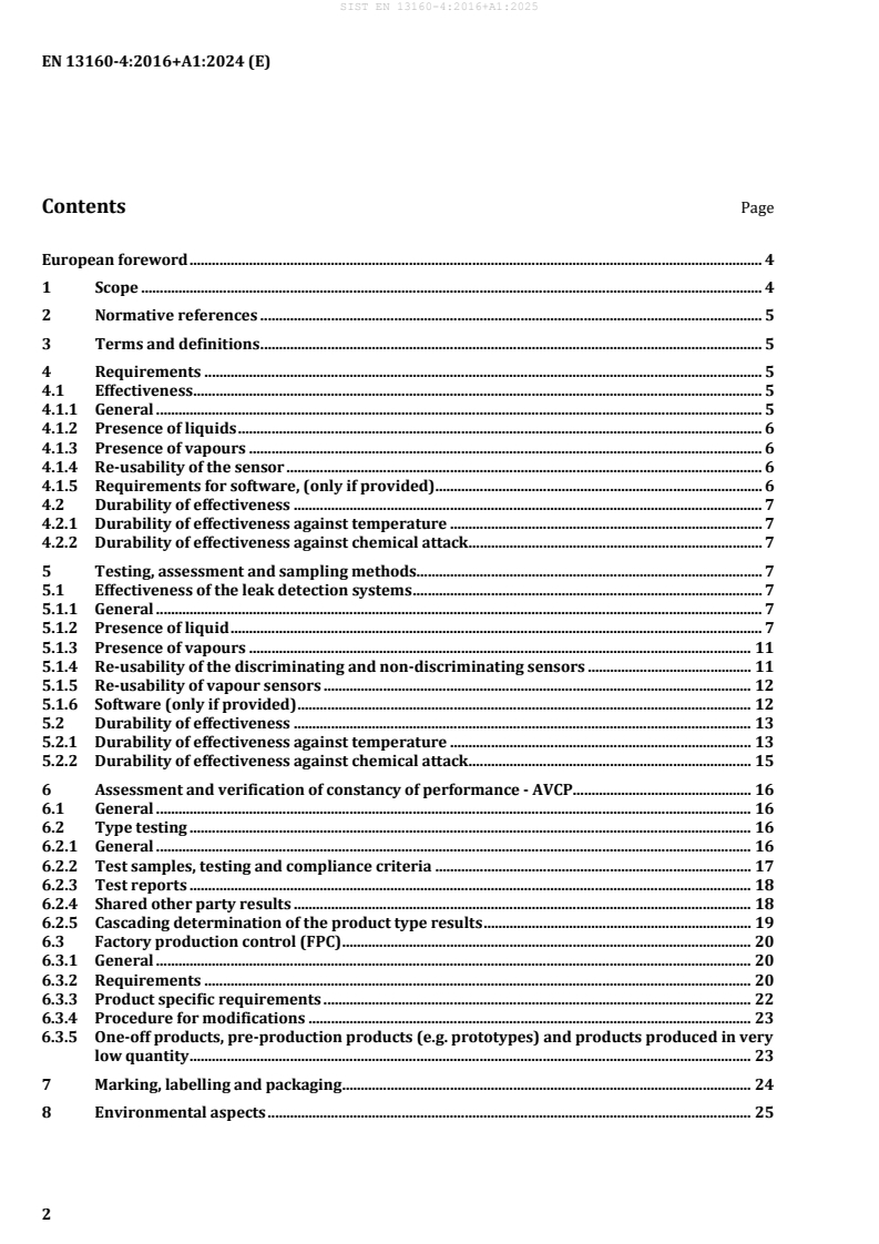 SIST EN 13160-4:2016+A1:2025 SIST EN 13160-4:2016+A1:2025 - Page 4 preview