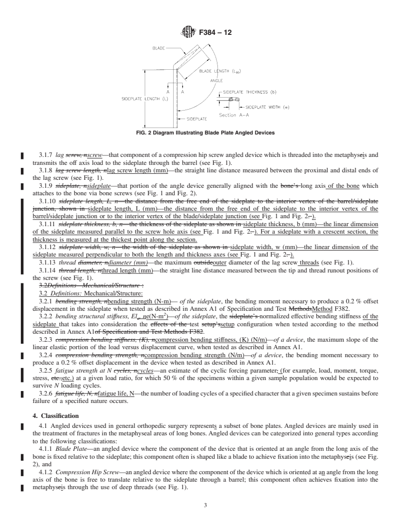 REDLINE ASTM F384-12 - Standard Specifications and Test Methods for Metallic Angled Orthopedic Fracture Fixation Devices