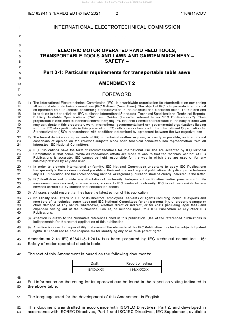 SIST EN IEC 62841-3-1:2014/kFprA2:2025 SIST EN IEC 62841-3-1:2014/oprA2:2025 - Page 4 preview