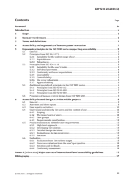 ISO 9241-20:2021 - Ergonomics of human-system interaction — Part 20: An ergonomic approach to accessibility within the ISO 9241 series
Released:11/26/2021 - Page 3 preview
