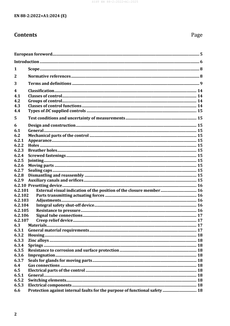 EN 88-2:2022+A1:2024 EN 88-2:2022+A1:2025 - Page 4 preview