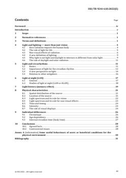 ISO/TR 9241-610:2022 ISO/TR 9241-610:2022 - Ergonomics of human-system interaction — Part 610: Impact of light and lighting on users of interactive systems
Released:5. 10. 2022 - Page 3 preview