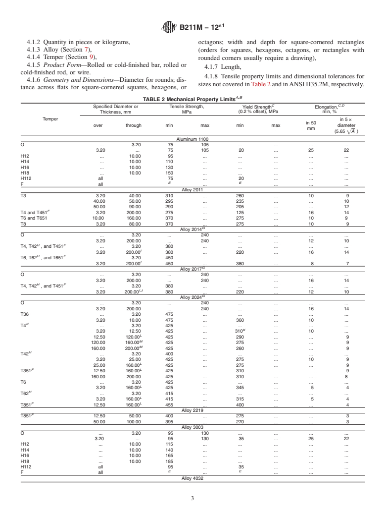 ASTM B211M-12e1 - Standard Specification for  Aluminum and Aluminum-Alloy Rolled or Cold-Finished Bar, Rod, and Wire (Metric)  (Withdrawn 2019)