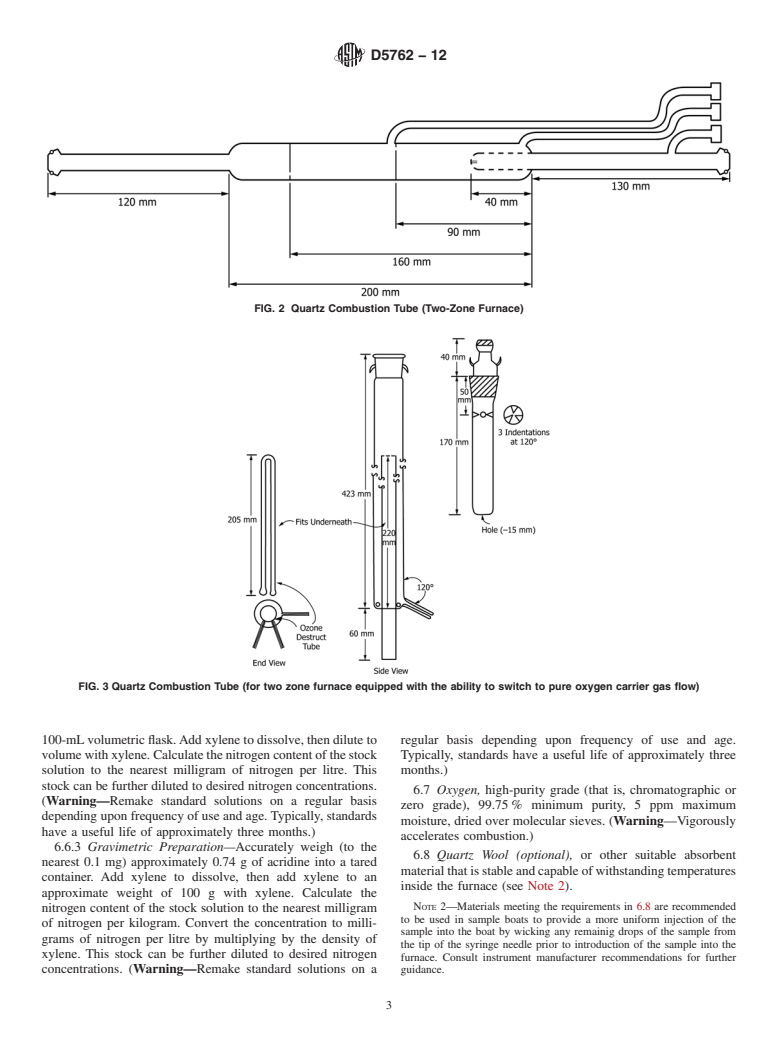 ASTM D5762-12 - Standard Test Method for Nitrogen in Petroleum and Petroleum Products by Boat-Inlet Chemiluminescence