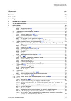 ISO 8124-1:2022 - Safety of toys — Part 1: Safety aspects related to mechanical and physical properties
Released:15. 09. 2022 - Page 3 preview
