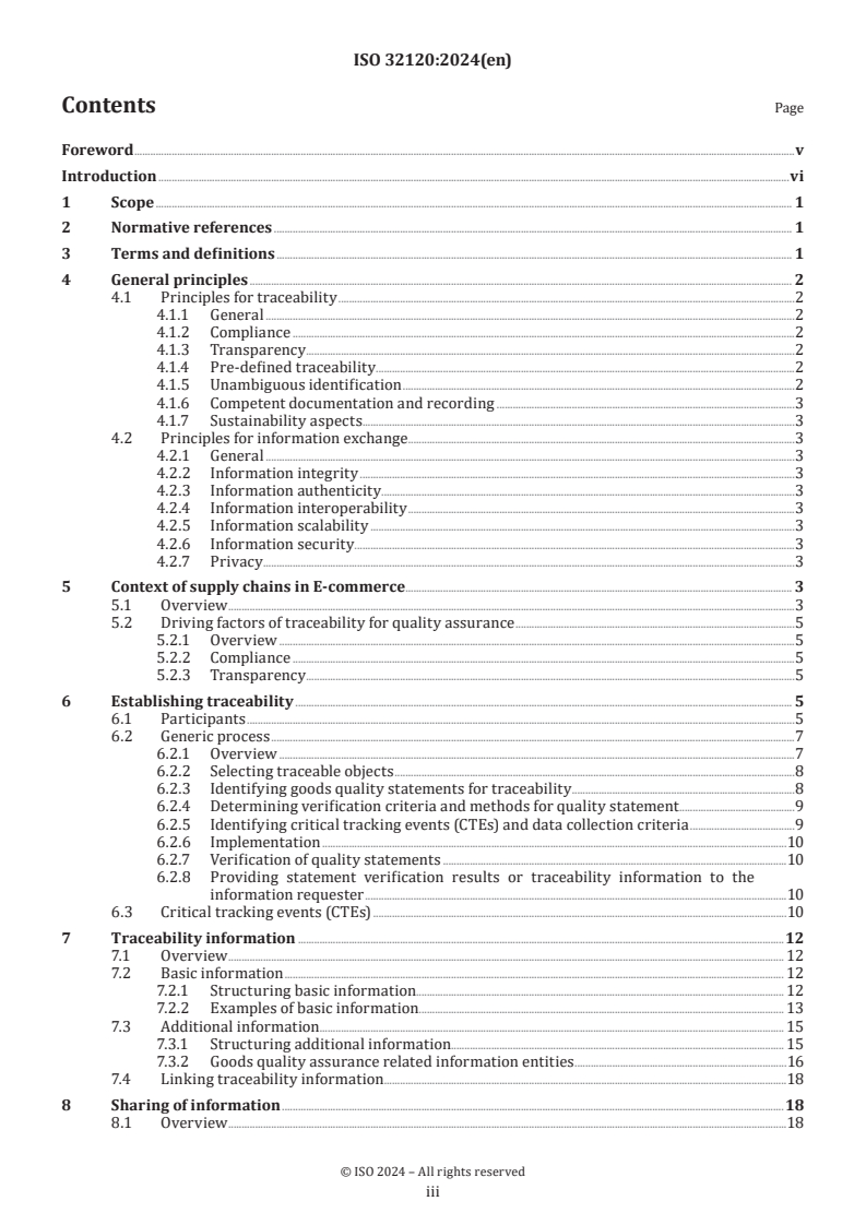 ISO 32120:2024 - Transaction assurance in E-commerce — Guidelines on sharing goods quality assurance traceability information in E-commerce supply chains
Released:11. 09. 2024