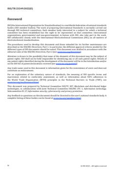 ISO/TR 23249:2022 ISO/TR 23249:2022 - Blockchain and distributed ledger technologies – Overview of existing DLT systems for identity management
Released:5/18/2022 - Page 4 preview