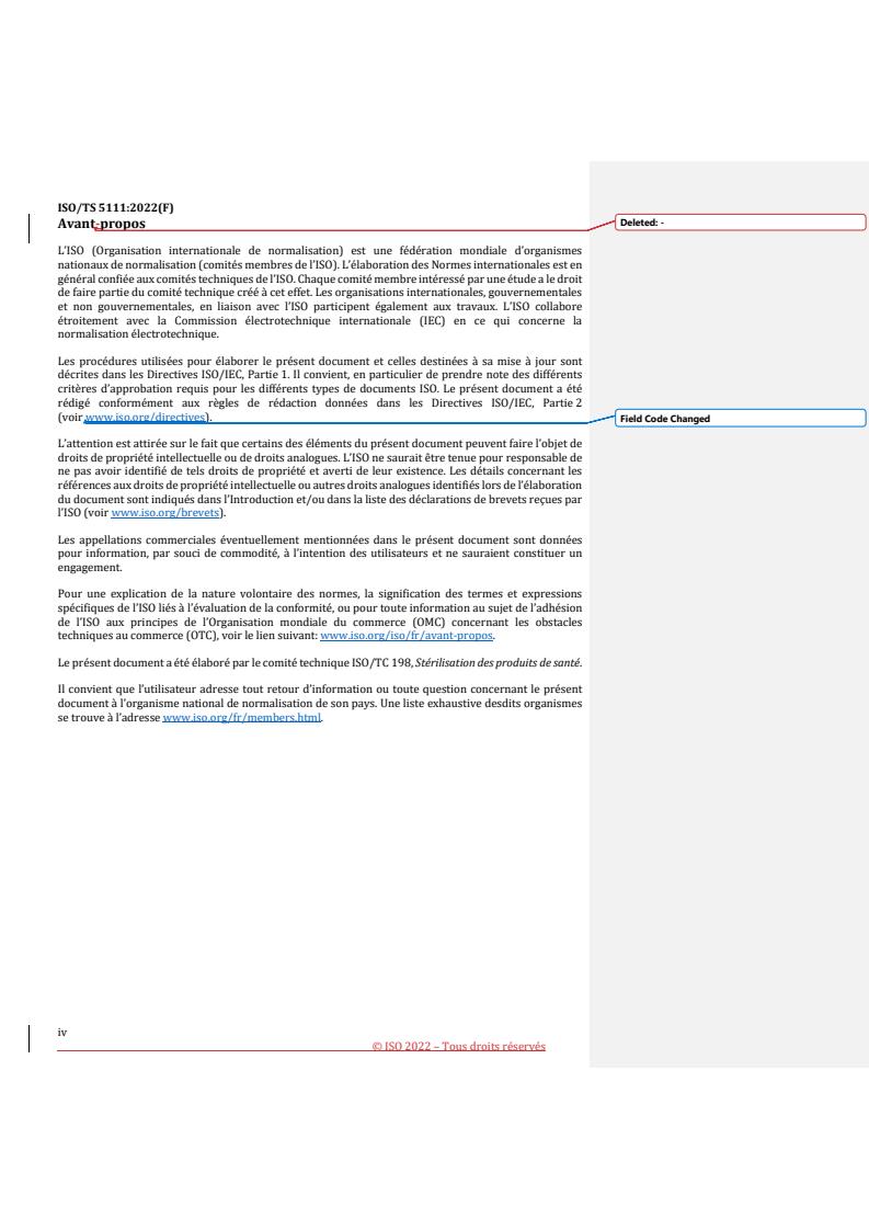 ISO/TS 5111:2022 REDLINE ISO/TS 5111:2022 - Guidance on quality of water for sterilizers, sterilization and washer-disinfectors for health care products
Released:24. 01. 2023 - Page 4 preview