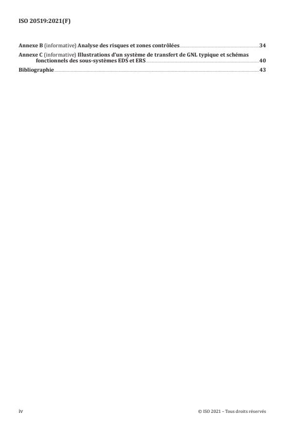 ISO 20519:2021 ISO 20519:2021 - Navires et technologie maritime -- Spécification pour le soutage des navires fonctionnant au gaz naturel liquéfié - Page 4 preview