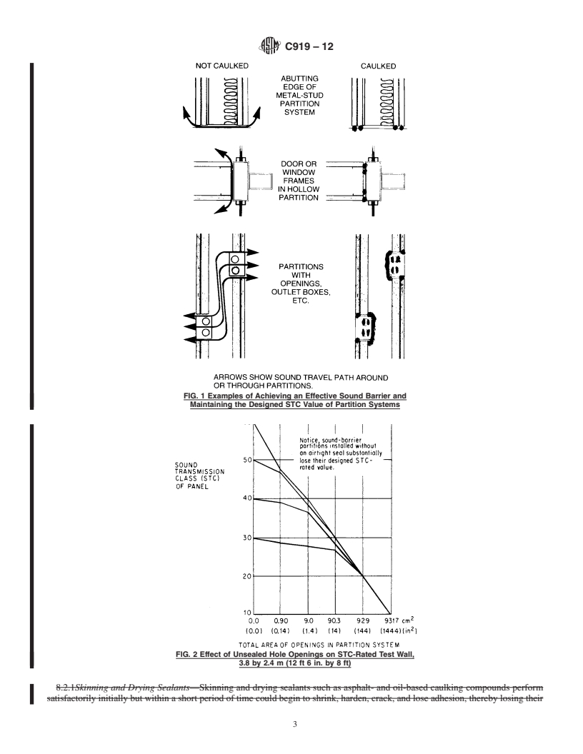 REDLINE ASTM C919-12 - Standard Practice for  Use of Sealants in Acoustical Applications