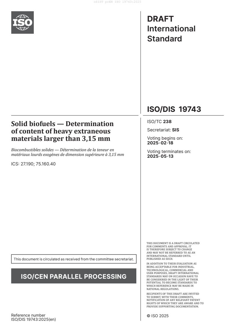 prEN ISO 19743:2025