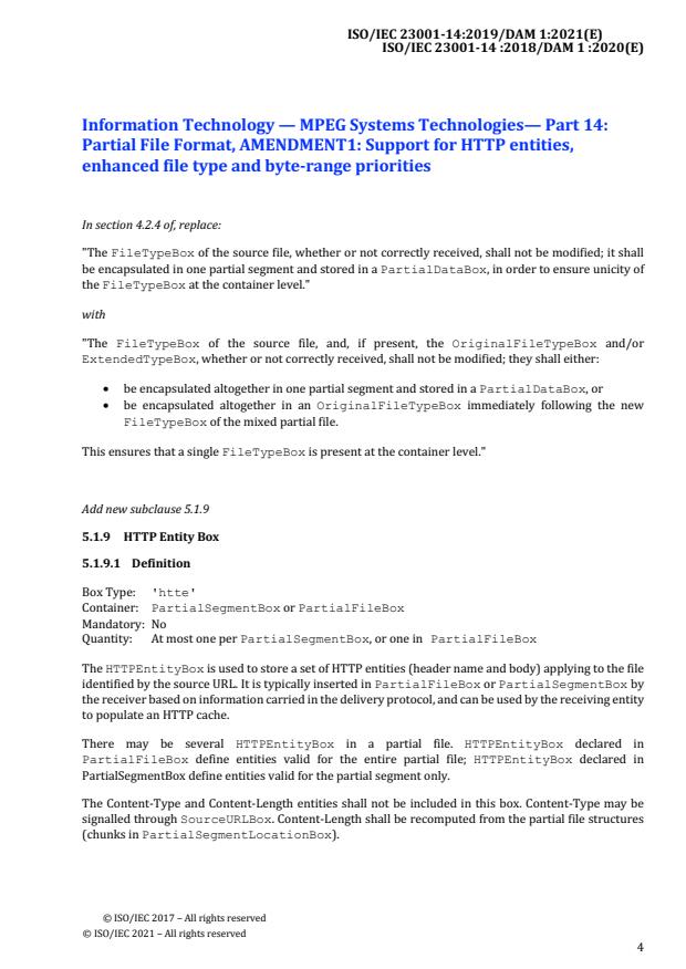 ISO/IEC 23001-14:2019/DAmd 1