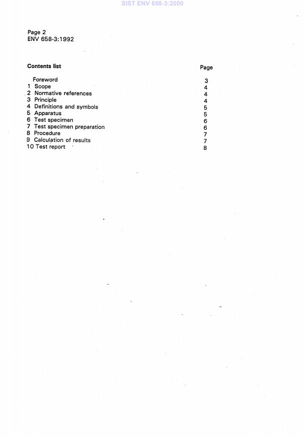 ENV 658-3:1992 ENV 658-3:2000 - Page 4 preview