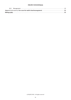 ISO/IEC 5140:2024 ISO/IEC 5140:2024 - Information technology — Cloud computing — Concepts for multi-cloud and the use of multiple cloud services
Released:19. 01. 2024 - Page 4 preview