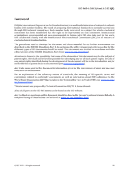ISO 965-1:2013/Amd 1:2021 - ISO general purpose metric screw threads — Tolerances — Part 1: Principles and basic data — Amendment 1
Released:9/29/2021 - Page 3 preview