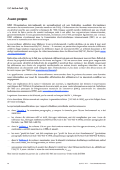 ISO 965-4:2021 - Filetages métriques ISO pour usages généraux — Tolérances — Partie 4: Dimensions limites pour filetages extérieurs galvanisés à chaud pour assemblages avec des filetages intérieurs de position de tolérance H ou G après galvanisation
Released:7/6/2021 - Page 4 preview