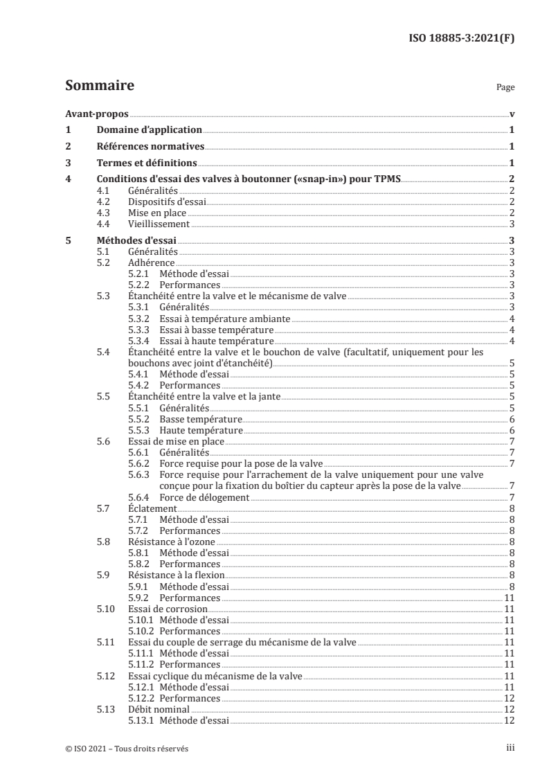 ISO 18885-3:2021 ISO 18885-3:2021 - Valves à boutonner («snap-in») pour TPMS — Partie 3: Performances
Released:11/30/2021
