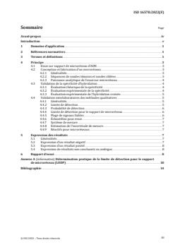 ISO 16578:2022 - Molecular biomarker analysis — Requirements for microarray detection of specific nucleic acid sequences
Released:3. 10. 2022 - Page 3 preview