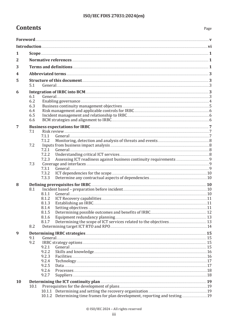 ISO/IEC FDIS 27031 - Cybersecurity — Information and communication technology readiness for business continuity
Released:12. 06. 2024