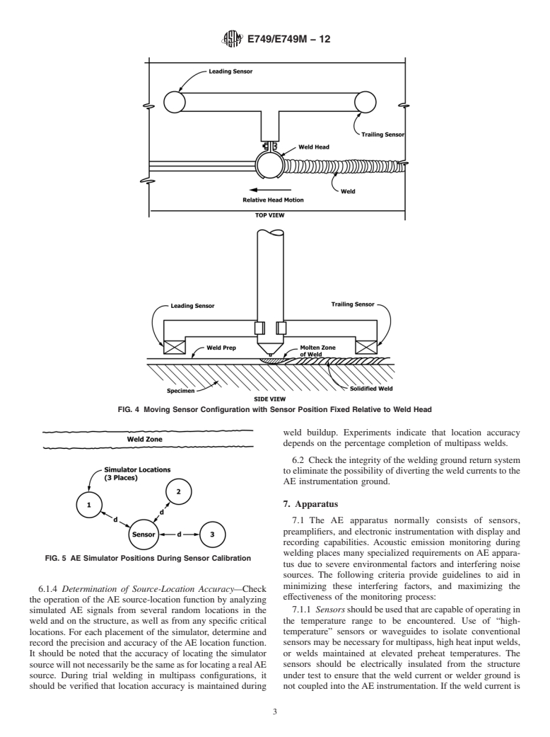 ASTM E749/E749M-12 - Standard Practice for Acoustic Emission Monitoring During Continuous Welding