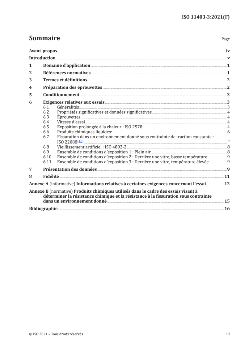 ISO 11403-3:2021 - Plastiques — Acquisition et présentation de données multiples comparables — Partie 3: Effets induits par l'environnement sur les propriétés
Released:6/18/2021