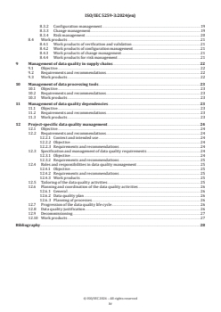 ISO/IEC 5259-3:2024 ISO/IEC 5259-3:2024 - Artificial intelligence — Data quality for analytics and machine learning (ML) — Part 3: Data quality management requirements and guidelines
Released:2. 07. 2024 - Page 4 preview