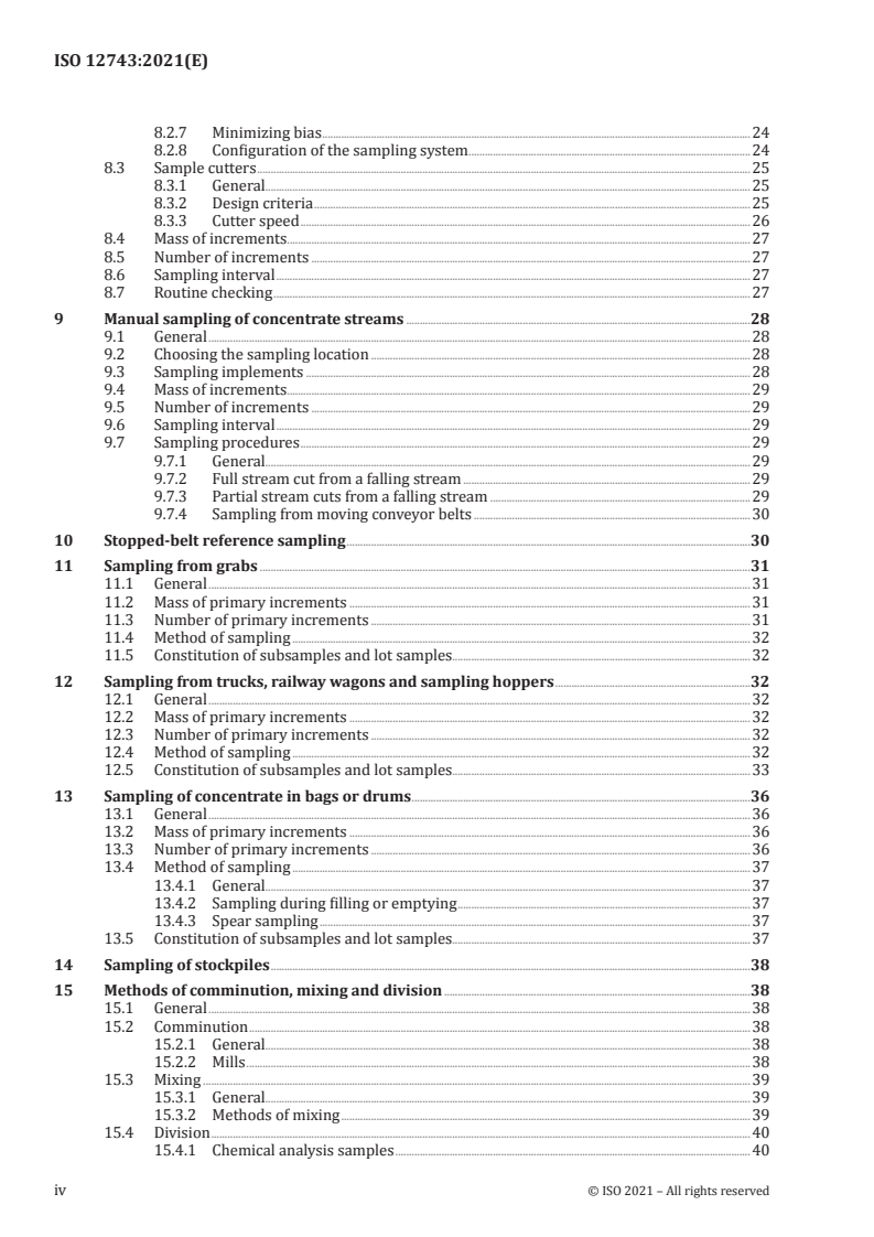 ISO 12743:2021 ISO 12743:2021 - Copper, lead, zinc and nickel concentrates — Sampling procedures for determination of metal and moisture content
Released:5/10/2021 - Page 4 preview