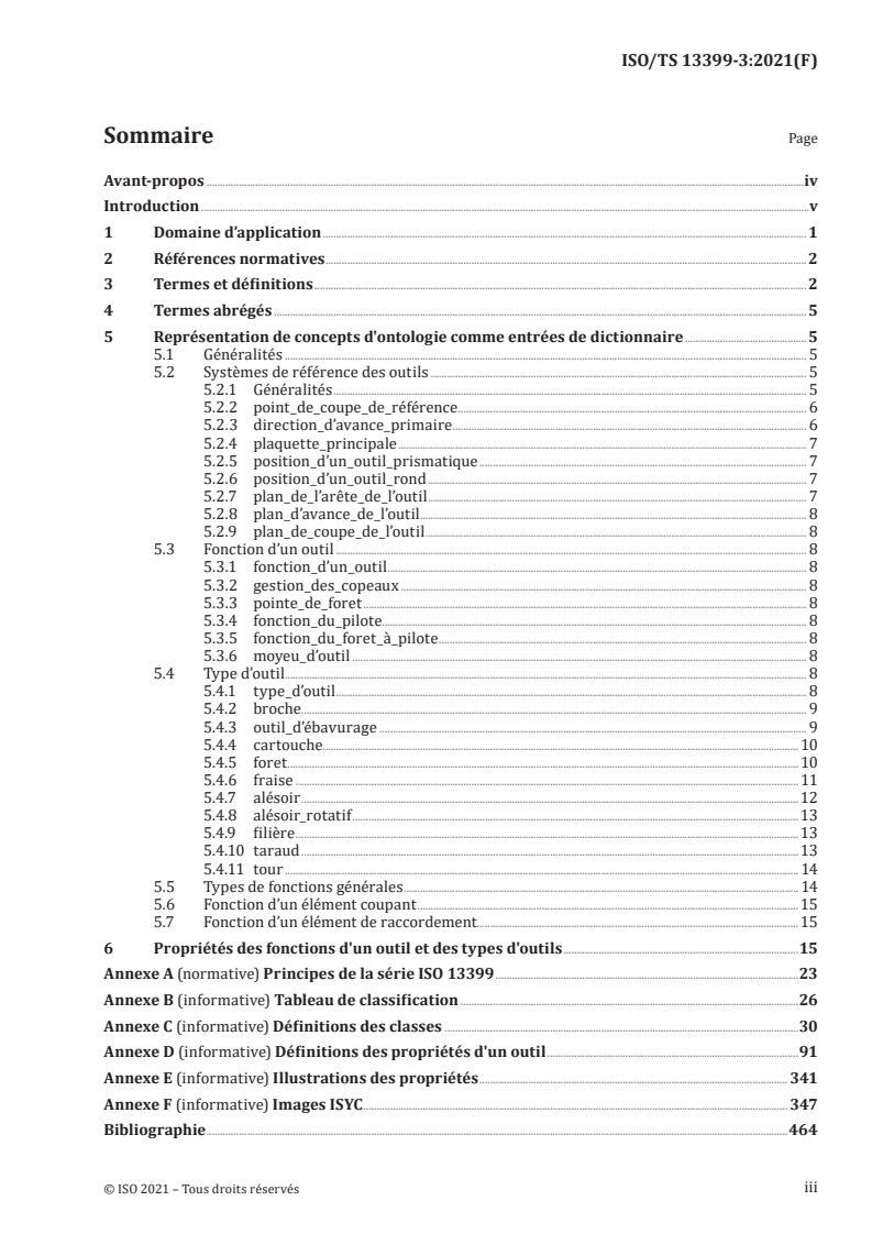 ISO/TS 13399-3:2021 - Représentation et échange des données relatives aux outils coupants — Partie 3: Dictionnaire de référence pour les éléments relatifs aux outils
Released:11/29/2021