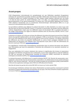 ISO 3691-3:2016/Amd 1:2023 - Chariots de manutention — Exigences de sécurité et vérification — Partie 3: Exigences complémentaires pour chariots avec poste de conduite élevable et pour chariots spécialement conçus pour une conduite avec des charges en élévation — Amendement 1
Released:1. 03. 2023 - Page 3 preview