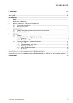 ISO 11239:2023 ISO 11239:2023 - Health informatics — Identification of medicinal products — Data elements and structures for the unique identification and exchange of regulated information on pharmaceutical dose forms, units of presentation, routes of administration and packaging
Released:6. 06. 2023 - Page 3 preview