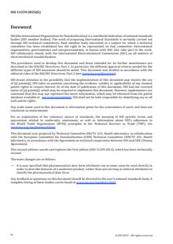 ISO 11239:2023 ISO 11239:2023 - Health informatics — Identification of medicinal products — Data elements and structures for the unique identification and exchange of regulated information on pharmaceutical dose forms, units of presentation, routes of administration and packaging
Released:6. 06. 2023 - Page 4 preview