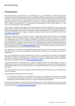 ISO 11239:2023 ISO 11239:2023 - Informatique de santé — Identification des médicaments — Éléments de données et structures pour l'identification unique et l'échange d'informations réglementées sur les formes pharmaceutiques, les unités de présentation, les voies d'administration et les emballages
Released:6. 06. 2023 - Page 4 preview