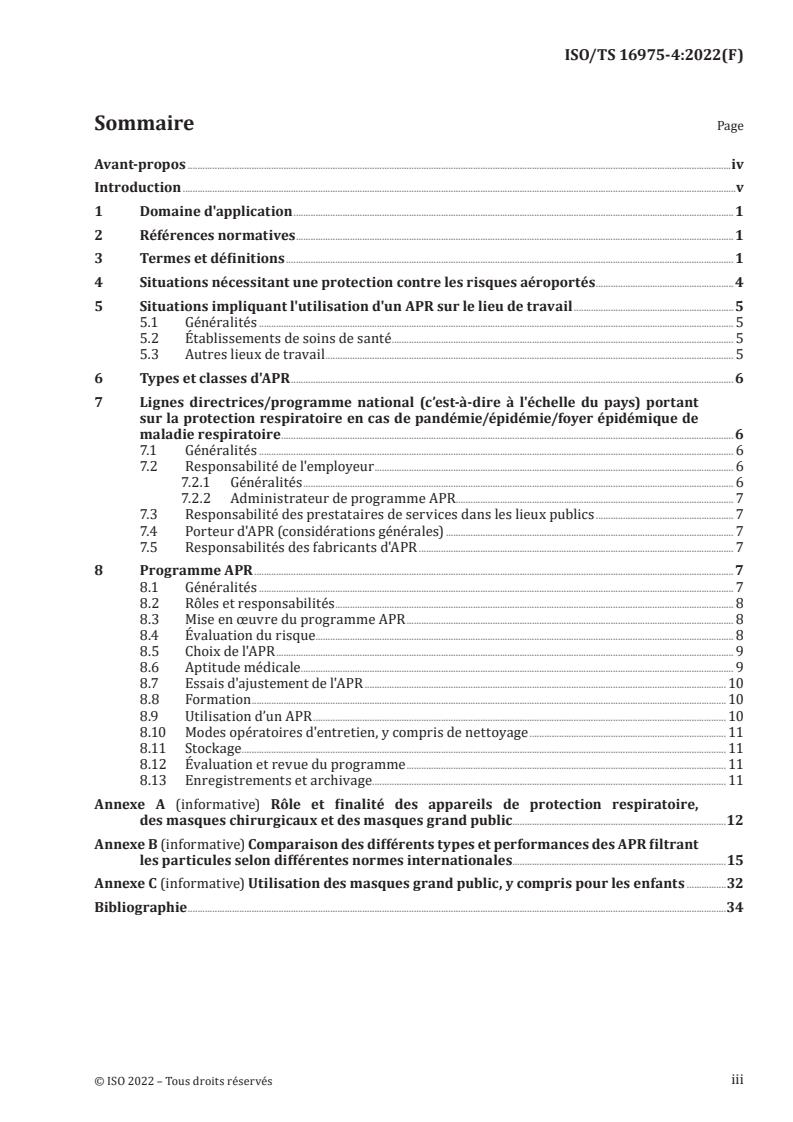 ISO/TS 16975-4:2022 - Respiratory protective devices — Selection, use and maintenance — Part 4: Selection and usage guideline for respiratory protective devices under pandemic/epidemic/outbreak of infectious respiratory disease
Released:21. 12. 2022