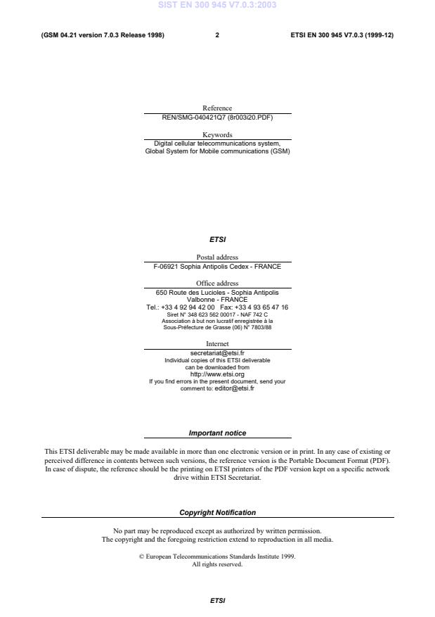 SIST EN 300 945 V7.0.3:2003 SIST EN 300 945 V7.0.3:2003 - Page 4 preview