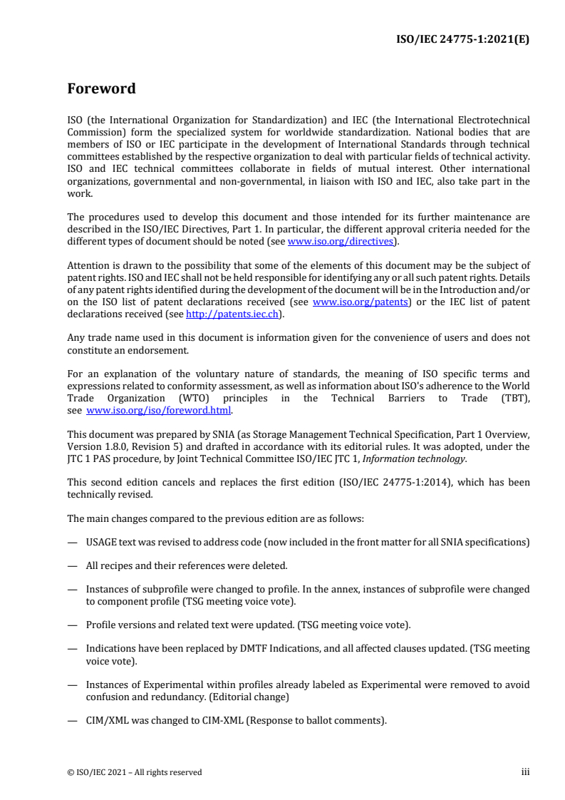 ISO/IEC 24775-1:2021 - Information technology — Storage management — Part 1: Overview
Released:4/7/2021