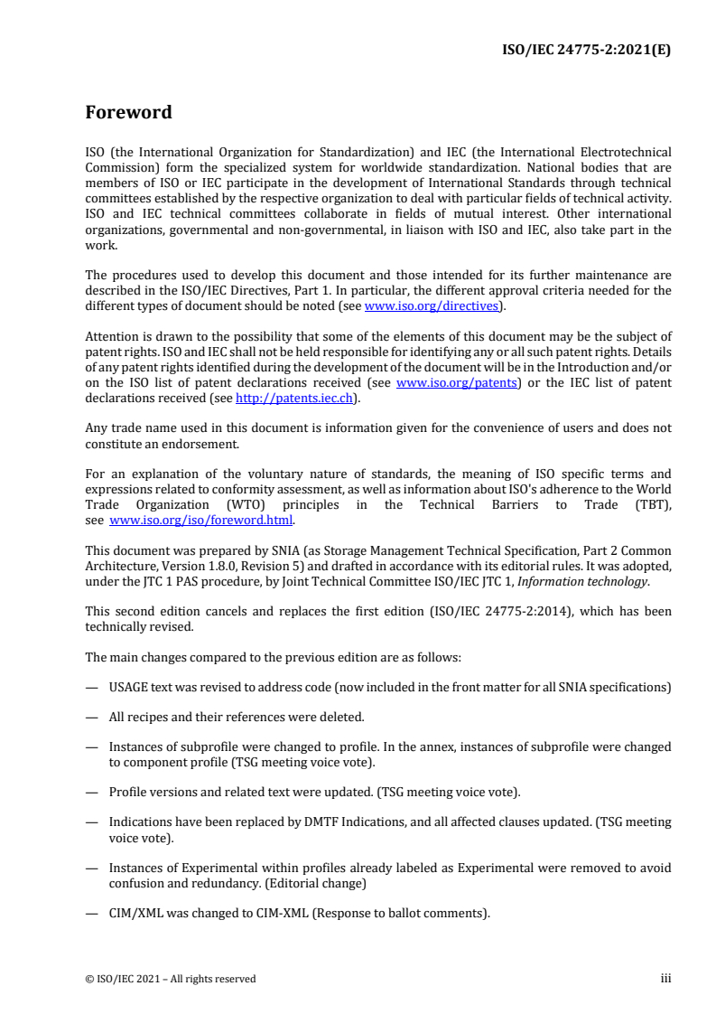 ISO/IEC 24775-2:2021 - Information technology — Storage management — Part 2: Common Architecture
Released:4/7/2021