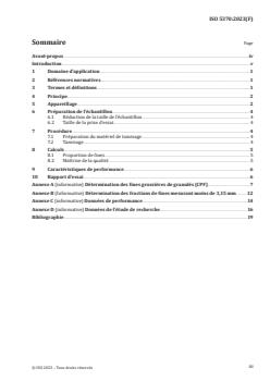 ISO 5370:2023 ISO 5370:2023 - Biocombustibles solides — Détermination de la teneur en fines des granulés
Released:1/31/2023 - Page 3 preview