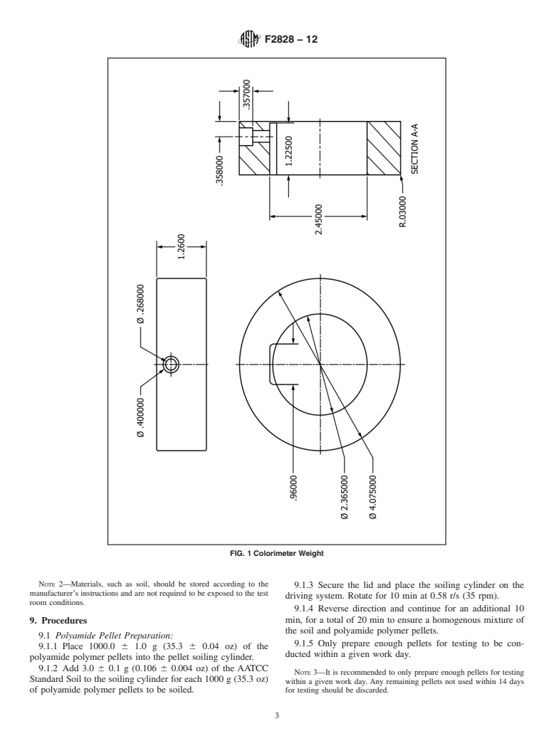 ASTM F2828-12 - Standard Test Method for Assessing Carpet Cleaning Effectiveness in Terms of Visual Appearance Change When Cleaned with a Wet Extraction Cleaning System