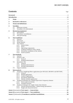 ISO 15037-3:2022 - Road vehicles — Vehicle dynamics test methods — Part 3: General conditions for passenger cars ride comfort tests
Released:5/25/2022 - Page 3 preview