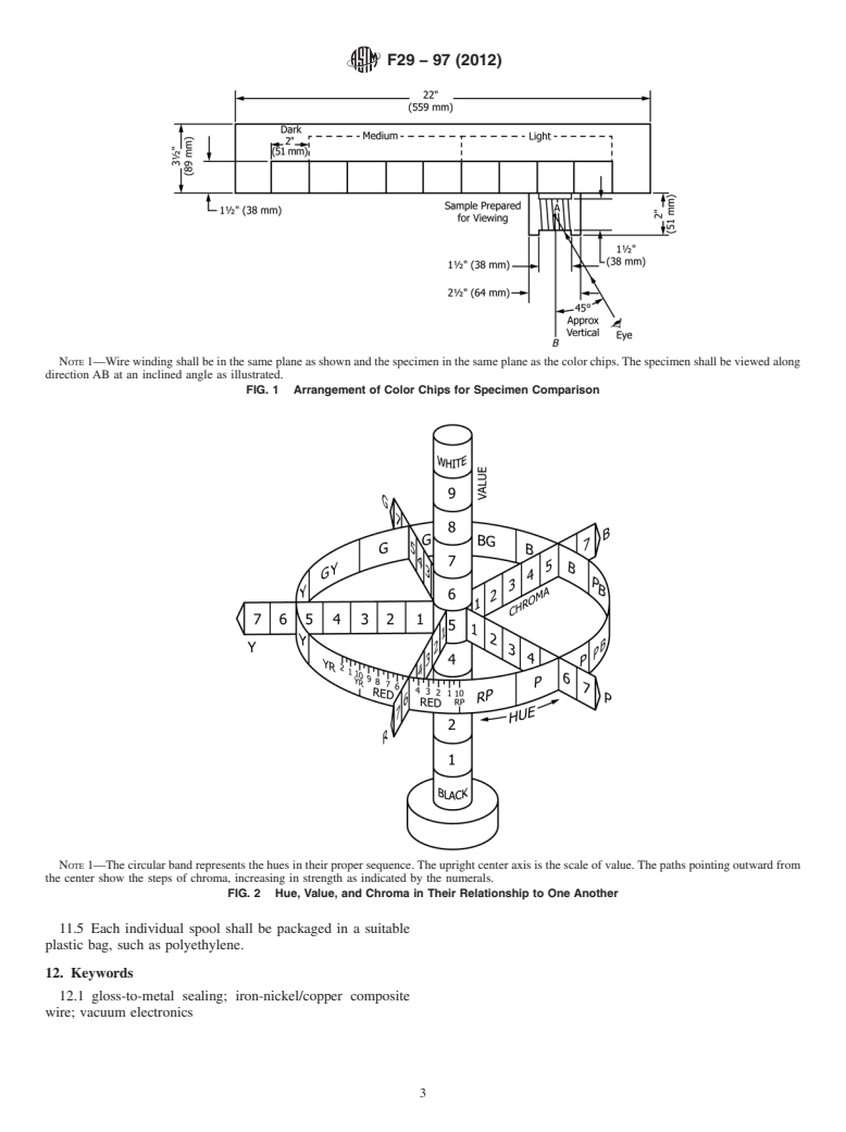 ASTM F29-97(2012) - Standard Specification for  Dumet Wire for Glass-to-Metal Seal Applications