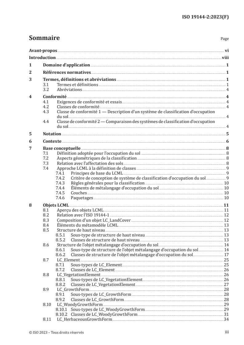 ISO 19144-2:2023 - Information géographique — Systèmes de classification — Partie 2: Métalangage pour l’occupation des sols (LCML)
Released:12. 12. 2023