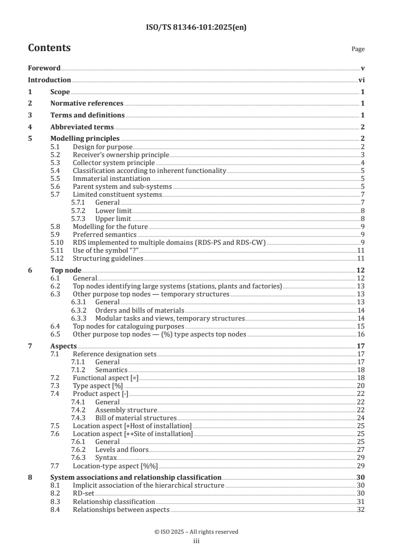 ISO/TS 81346-101:2025 - Industrial systems, installations and equipment and industrial products — Structuring principles and reference designations — Part 101: Modelling concepts, guidelines and requirements for power supply systems
Released:27. 01. 2025