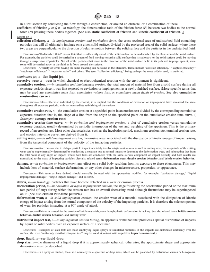 REDLINE ASTM G40-12 - Standard Terminology Relating to Wear and Erosion