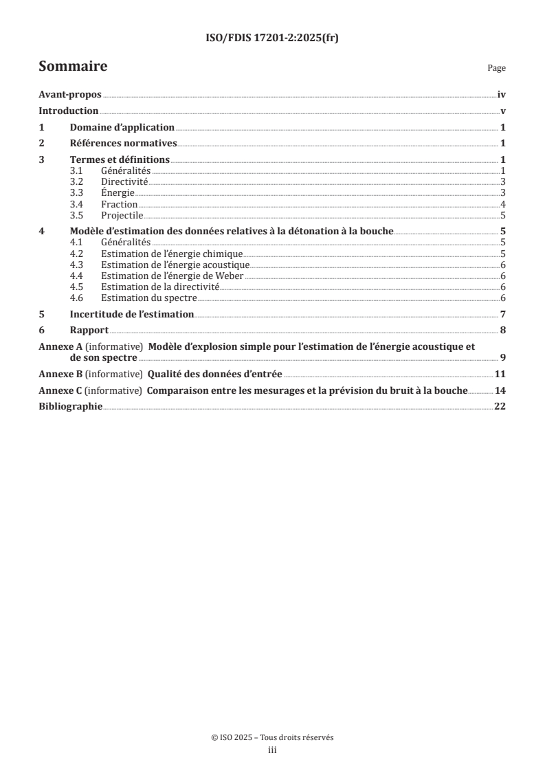 ISO/FDIS 17201-2 - Acoustique — Bruit des stands de tir — Partie 2: Calcul de la détonation à la bouche
Released:22. 04. 2025