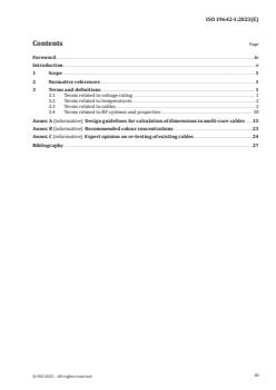 ISO 19642-1:2023 - Road vehicles — Automotive cables — Part 1: Vocabulary and design guidelines
Released:25. 08. 2023 - Page 3 preview