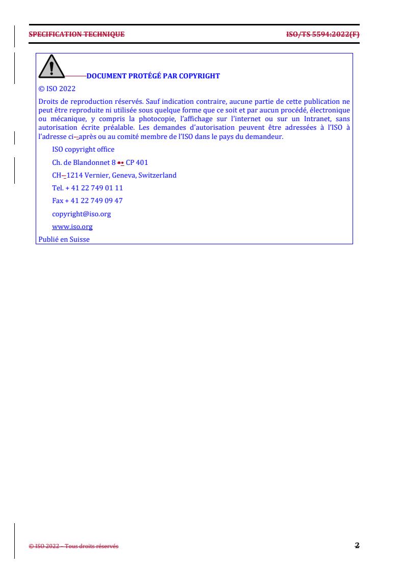 REDLINE ISO/TS 5594:2022 - Soil and water quality — Guidance and requirements for designing an interlaboratory trial for validation of biotests
Released:23. 11. 2022 - Page 2 preview