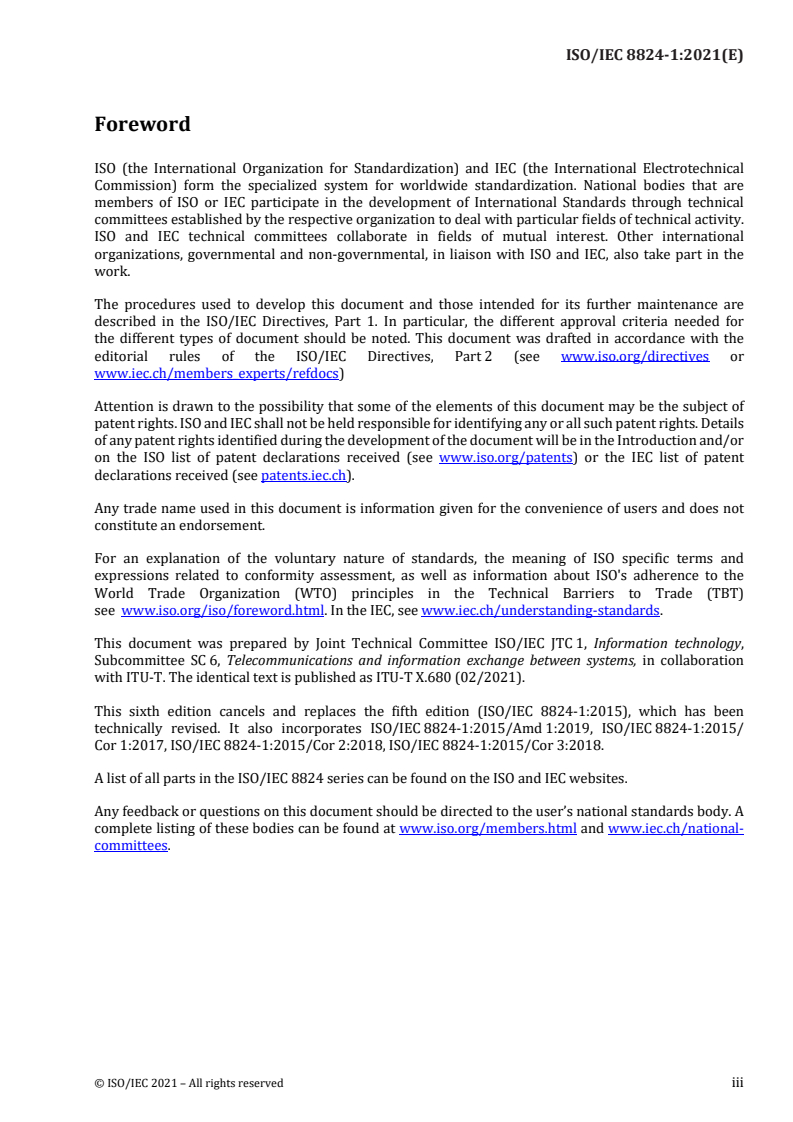 ISO/IEC 8824-1:2021 - Information technology — Abstract Syntax Notation One (ASN.1) — Part 1: Specification of basic notation
Released:6/30/2021