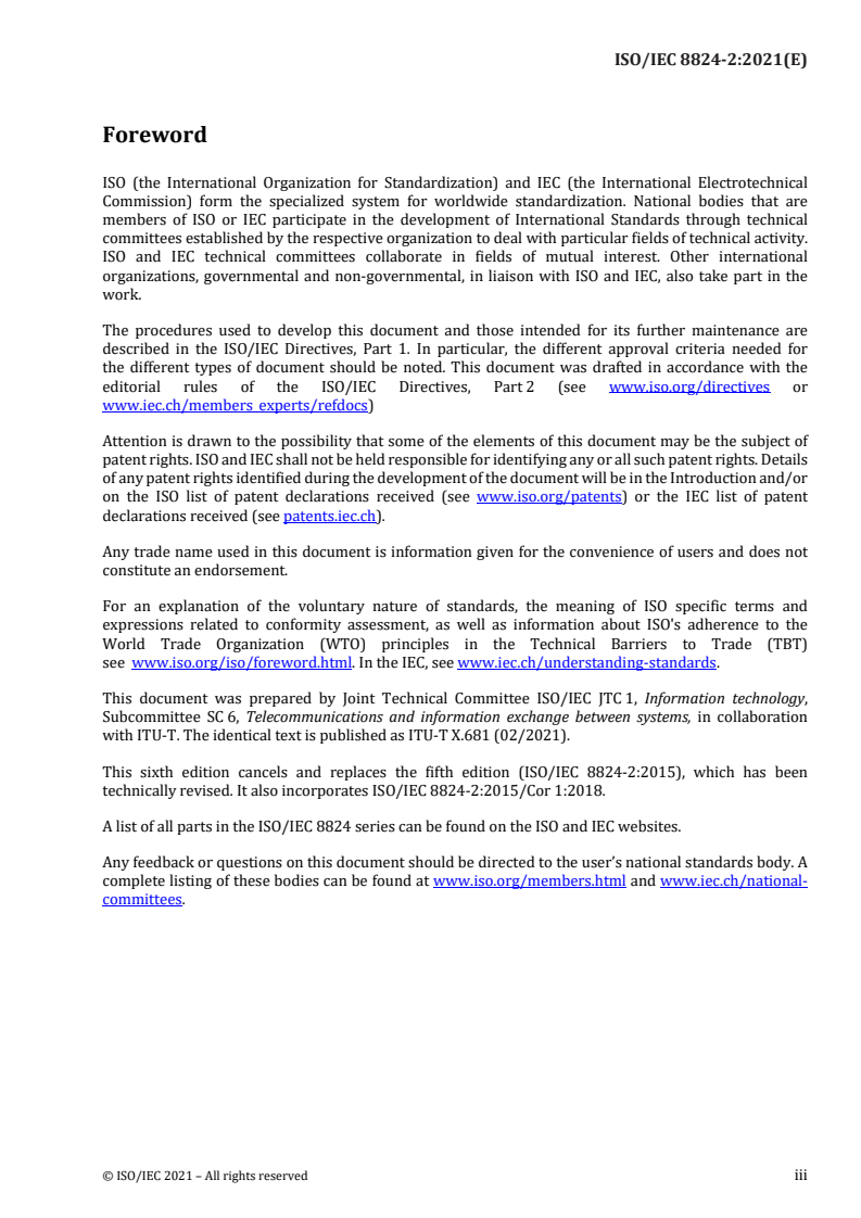 ISO/IEC 8824-2:2021 - Information technology — Abstract Syntax Notation One (ASN.1) — Part 2: Information object specification
Released:6/30/2021