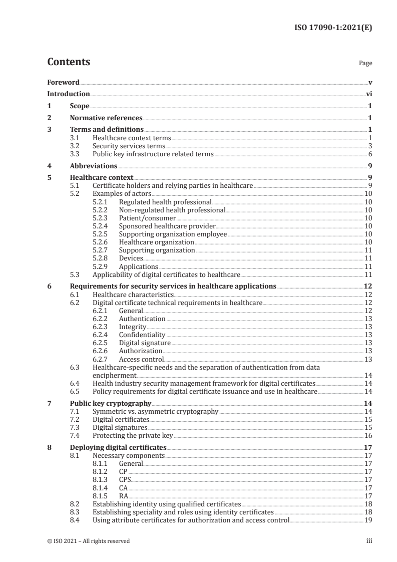 ISO 17090-1:2021 - Health informatics — Public key infrastructure — Part 1: Overview of digital certificate services
Released:3/8/2021
